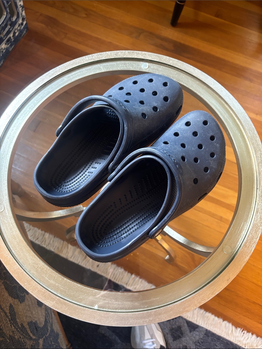 CROCS Men’s Navy Blue Classic Clog with Heel Strap